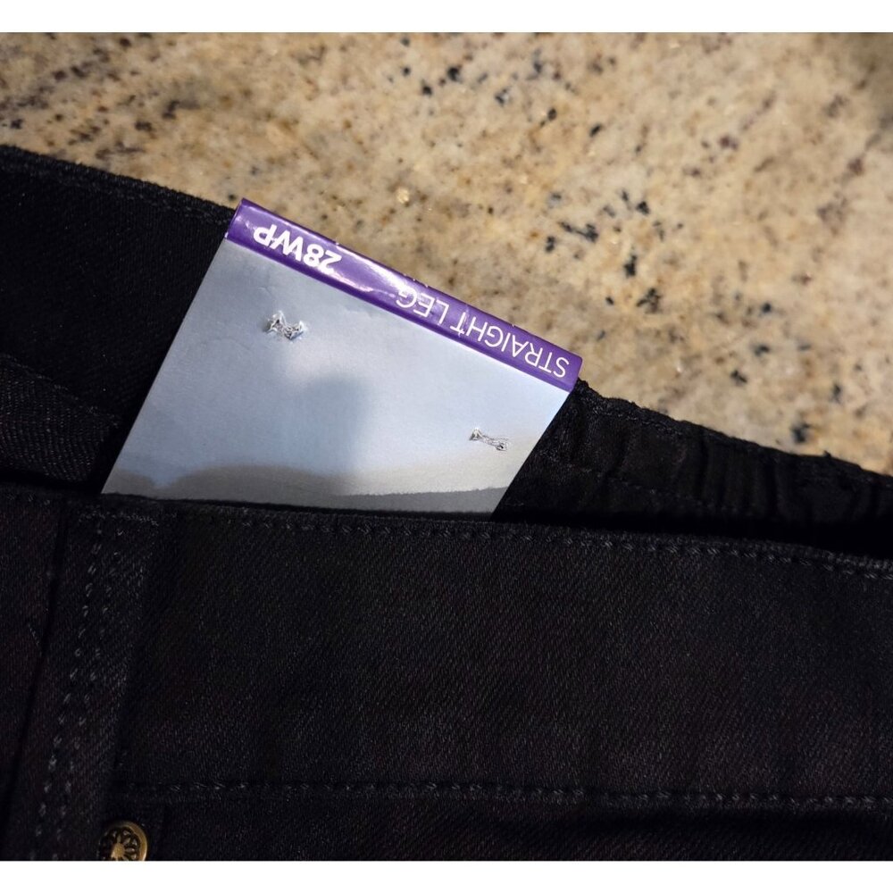 NEW! Catherines Sz 28WP jeans Right Fit Moderately Curvy Straight Side Elastic - Picture 10 of 14